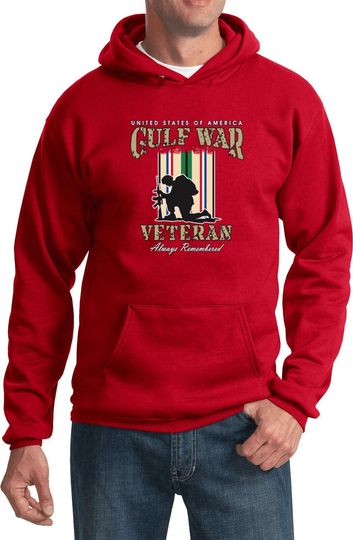 Discover US Gulf War Veteran Always Remembered Adult Unisex Hoodie 24969ED2-PC90H
