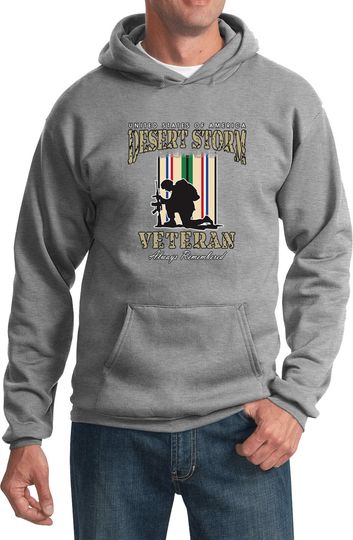 Discover US Desert Storm Veteran Always Remembered Adult Unisex Hoodie 24970ED2-PC90H