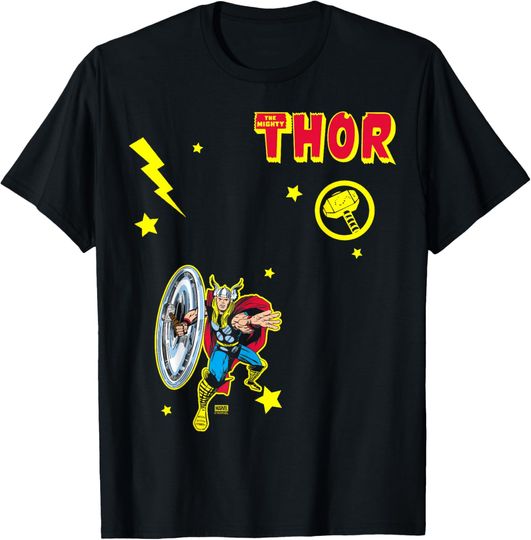 Discover Thor Character Collage T-Shirt