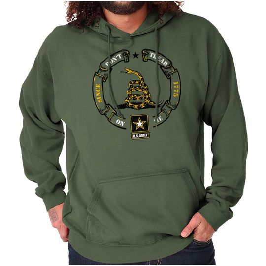 Dont Tread on Me US Army Combat Veteran USAF Hoodie Hooded Sweatshirt Men Women