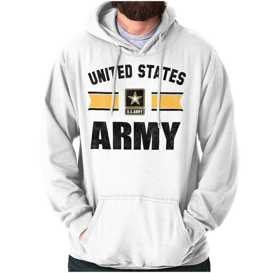 Discover US Army Soldier Veteran Proud Military USAF Hoodie Hooded Sweatshirt Men Women