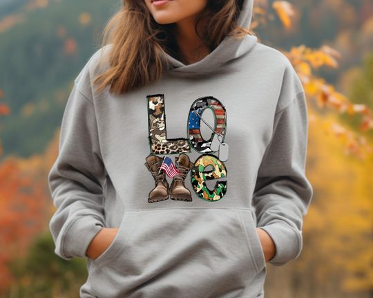 Discover Love Hoodie, Veterans Day Hoodie, Military Hoodie, Patriotic Hoodie, Memorial Day Hoodie, American Flag Hoodie, Veterans Day Gift, Army