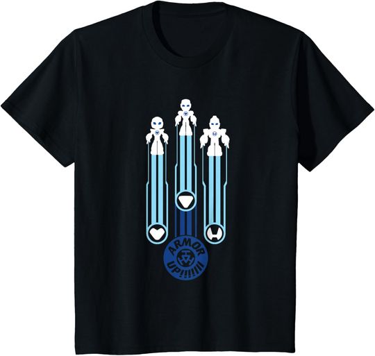 Discover Marvel Iron Man and His Awesome Friends Super Hero Armor Up! T-Shirt