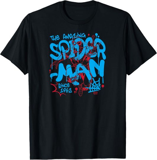 Discover Marvel - The Amazing Spider-Man Graffiti Style T-Shirt