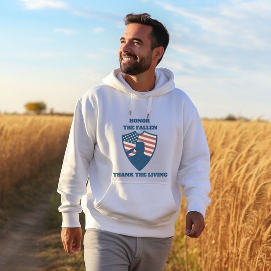 Discover Patriotic Dad Hoodie, American Flag Sweatshirt, Veterans Gift, USA Flag Hoodie, Fathers Day Gift for Husband, Unisex Cozy Sweatshirt