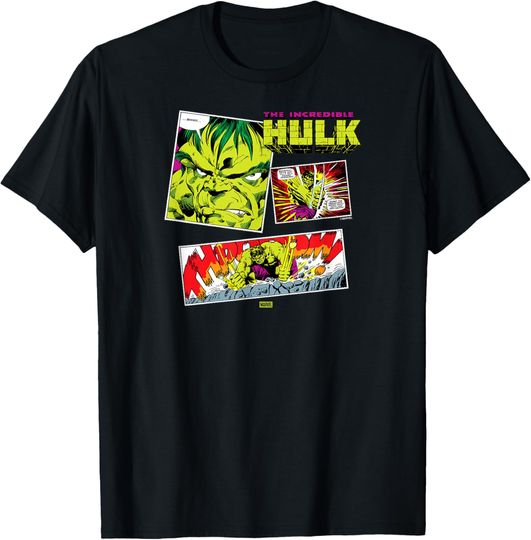 Marvel - Comic Book Panel HULK T-Shirt