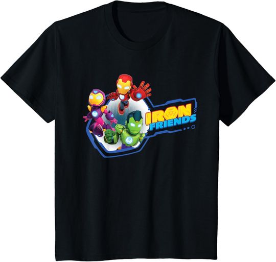Discover Marvel Iron Man and His Awesome Friends Iron Friends T-Shirt