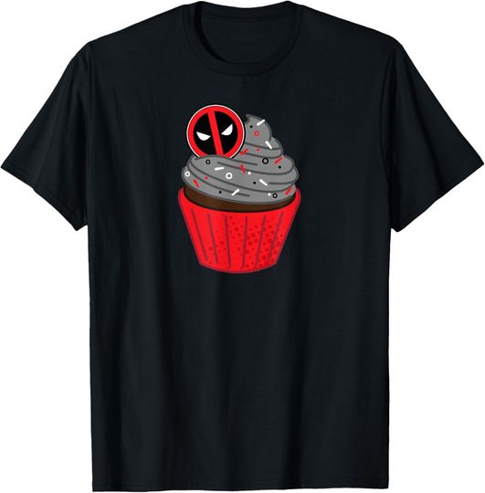 Discover Marvel Super Heroes Deadpool Cupcake Birthday Party Gift T-Shirt