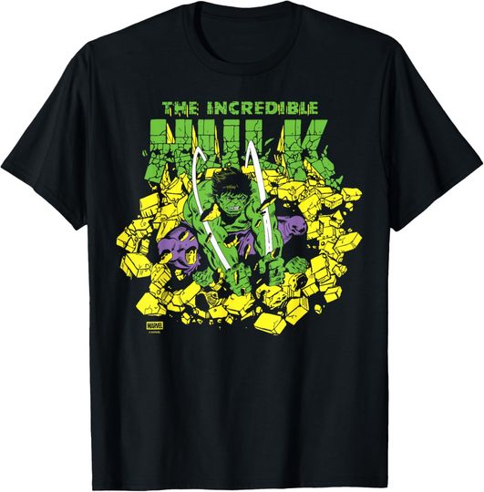 Discover Marvel - The Incredible HULK Retro T-Shirt
