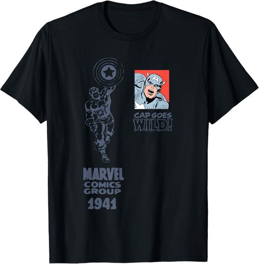 Marvel Comics Captain America Marvel Group 1941 T-Shirt