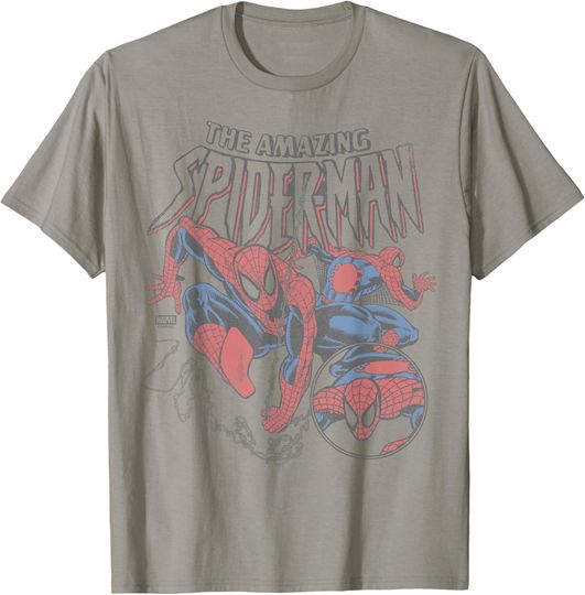 Discover Marvel - Spider-Man Character Mosaic T-Shirt