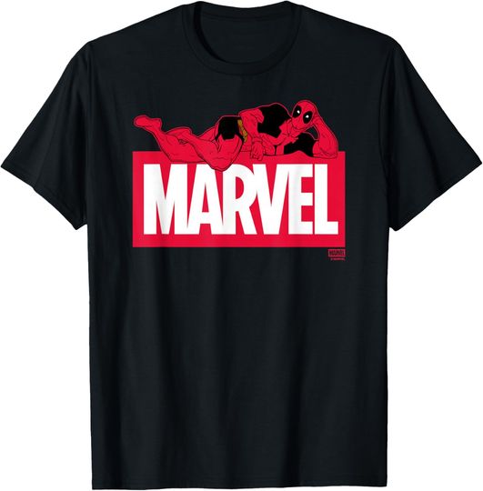 Discover Marvel - Deadpool MARVEL Logo T-Shirt