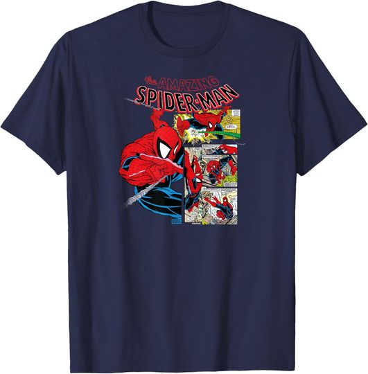 Discover Marvel - The Amazing Spider-Man Comic Style T-Shirt
