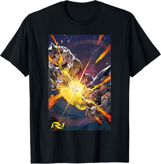 Discover Marvel Rivals Doctor Dooom Vs Dooom 2099 Battle T-Shirt