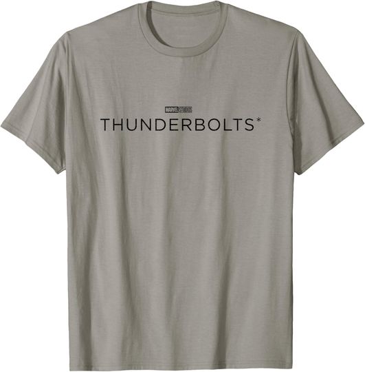 Discover Marvel Thunderbolts Movie Black Logo T-Shirt