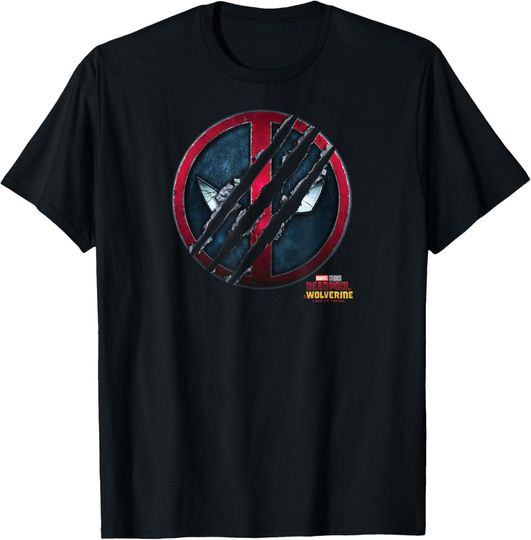 Discover Deadpool and Wolverine - Scratch Logo T-Shirt