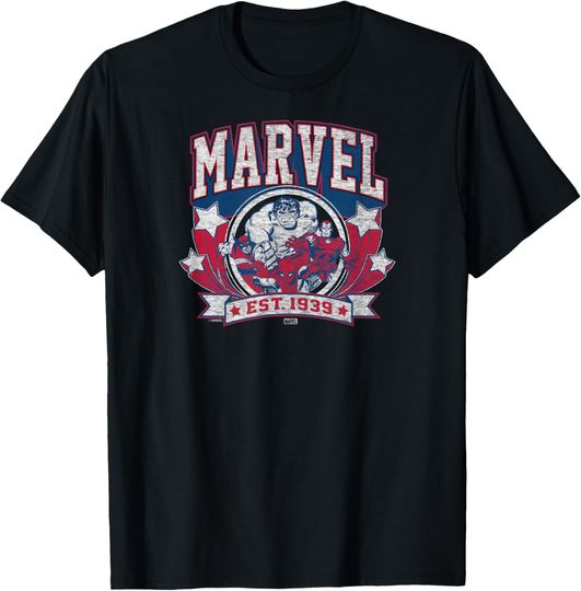 Discover Marvel - Americana Collegiate T-Shirt