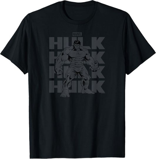 Discover Hulk - Dark Monochrome T-Shirt