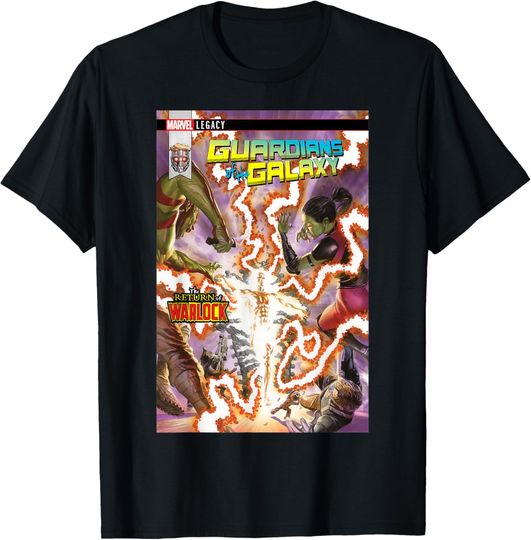 Discover Marvel Guardians of the Galaxy Warlock Returns Comic T-Shirt T-Shirt