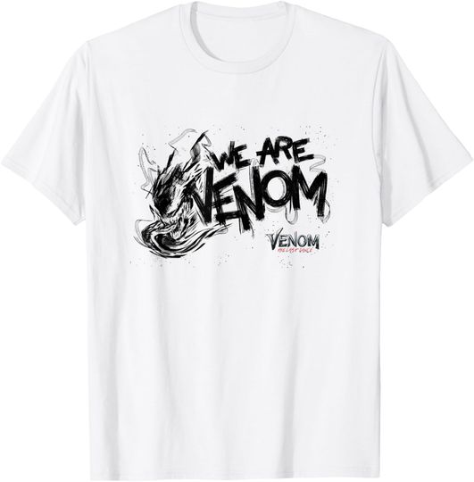 Discover Marvel Venom: The Last Dance We Are Venom Monster Text T-Shirt