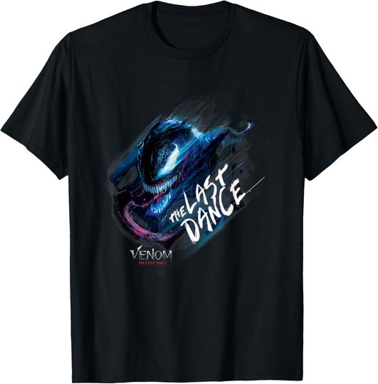 Discover Marvel Venom: The Last Dance Symbiote Glow Title Poster T-Shirt