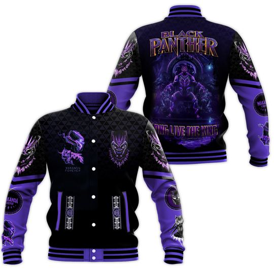 Black Panther New Baseball Jacket For Fan