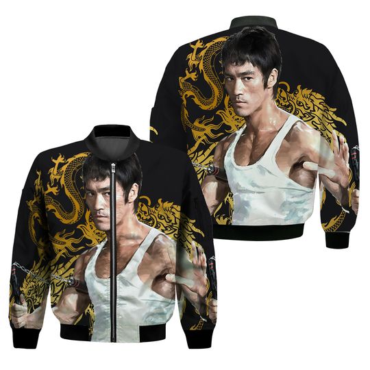 Bruce Lee Dragon Bomber Jacket