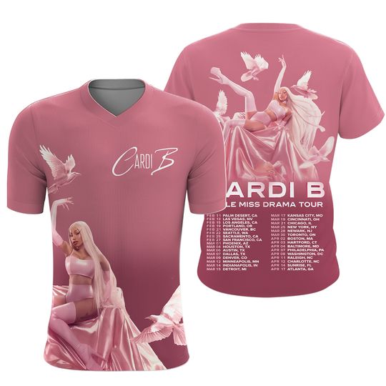 Cardi B Little Miss Drama Tour Shirt