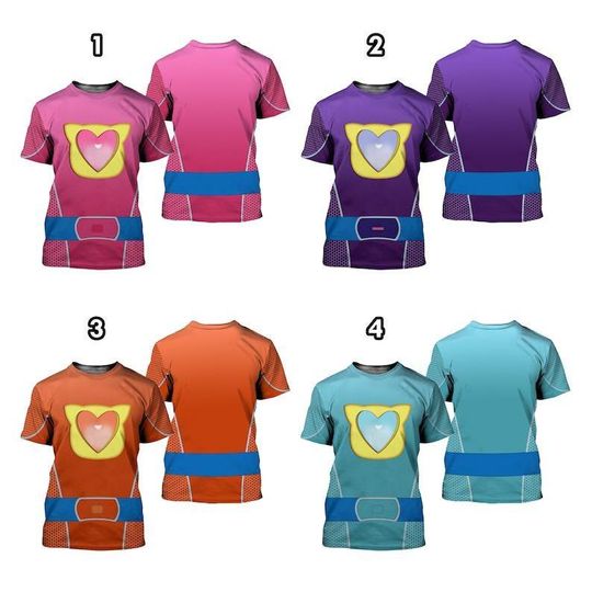 Discover Super Cats 3D Costume Shirt, Halloween Costume For Family Group T Shirt, Super Cat All Over Print Cosplay Party Friend Matching Shirt