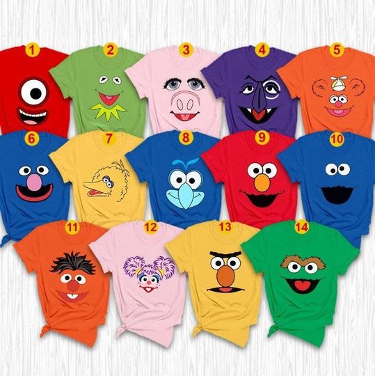 Discover Muppets Matching Halloween Costume Shirt, Magical Family Costume Shirt , Funny Halloween Cosplay for Family Shirt, Office Costume Tee