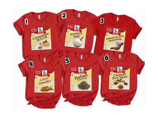 Discover Spice Girls Costume Halloween Group Shirt, Halloween Couple Costume Matching Shirt, Spice Shirt, Spice Girl Halloween Group Shirt Spice Girl