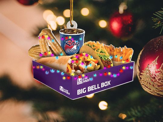 Discover Fast Food Christmas Ornament, Taco Decor, Tree Decor, Christmas Gifts, Ornament Mexican Food Acrylic Ornament