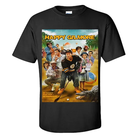 Discover Happy Gilmore T-Shirt Adam Sandler Graphic Tee