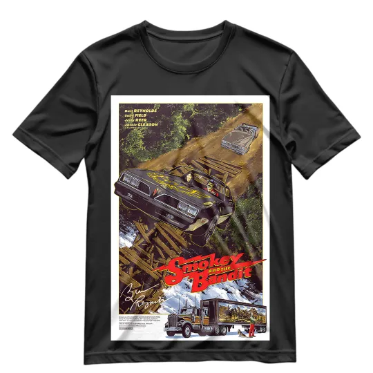 Smokey and the Bandit Burt Reynolds Signed Reprint T-Shirt