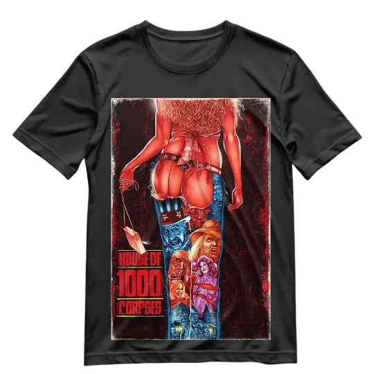 House of 1000 Corpses T-Shirt Rob Zombie Movie Captain Spaulding Unisex