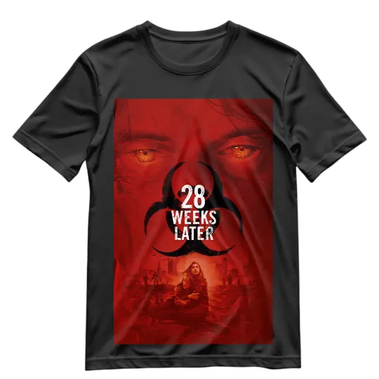Discover 28 Days Later T-Shirt 28 Weeks Later Movie Graphic Tee Unisex