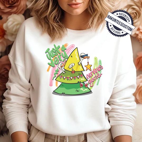 Discover Nervous Goose Christmas Sweatshirt, Festive Goose  Shirt