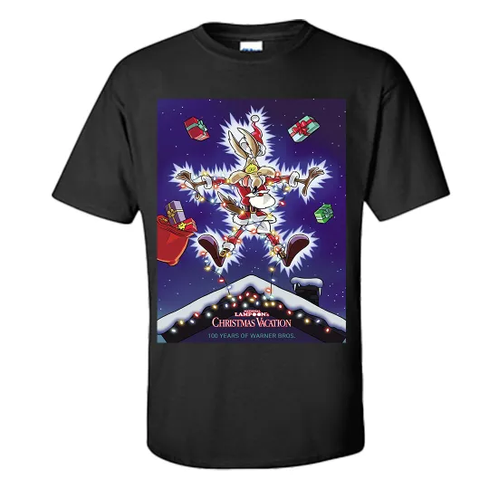 Discover Wile E. Coyote Christmas Vacation 3D T-Shirt Funny Tee Men Women