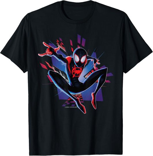 Discover Marvel Spider-Man Into the Spider-Verse Miles City T-Shirt