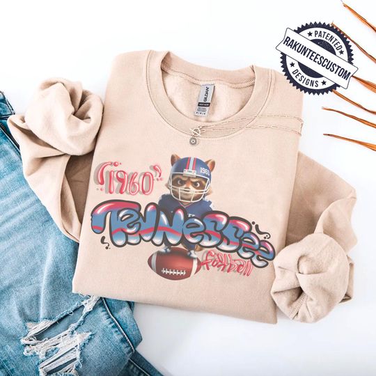 Discover Tennessee Football Sweatshirt: Graffiti Game Day Shirt
