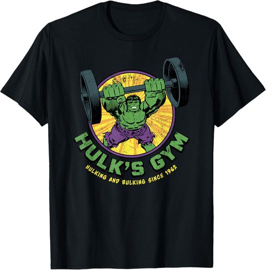 Discover Marvel Hulk's Gym T-Shirt