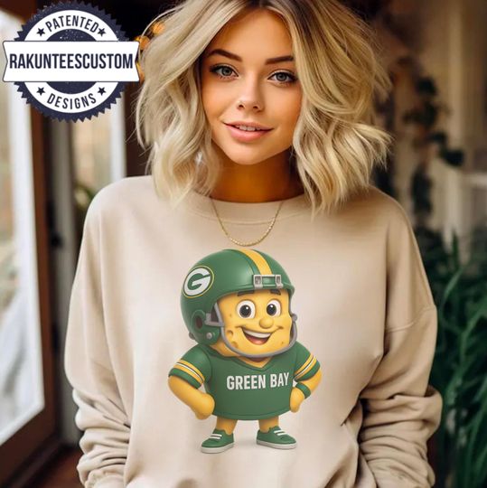 Discover Green Bay Football Sweatshirt: Mascot Style Sports Tshirt