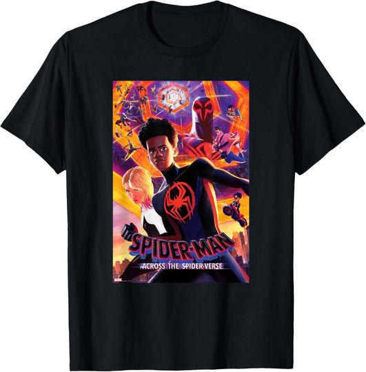 Discover Marvel Spider-Man: Across the Spider-Verse Infinite Spiders T-Shirt, Gift For Fans