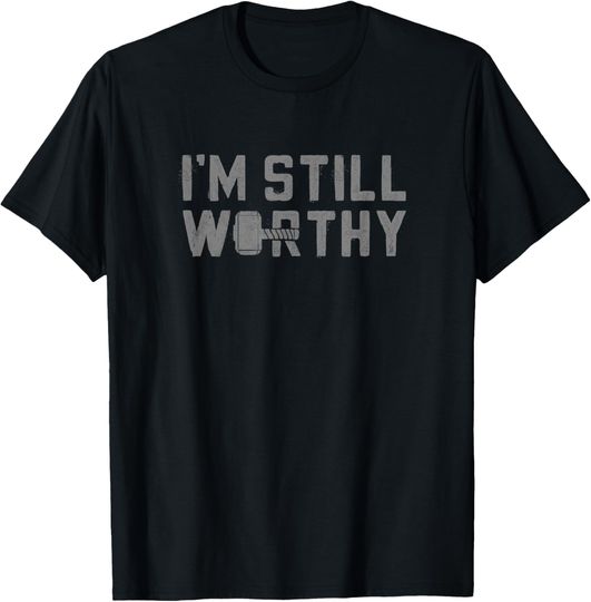 Discover Marvel Avengers Endgame Thor I'm Still Worthy T-Shirt, Gift For Fans