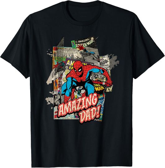 Discover Marvel Spider-Man Amazing Dad Father's Day T-Shirt, Gift For Fans