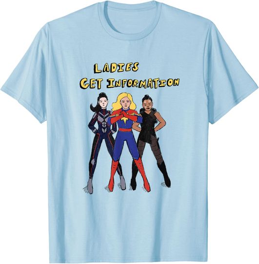 Marvel Ms. Marvel Super Heroes Ladies Get Information T-Shirt, Gift For Fans