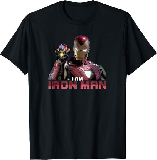 Discover Marvel Avengers: Endgame I am Iron Man T-Shirt, Gift For Fans