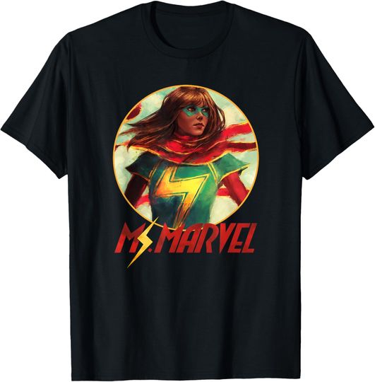 Marvel Ms. Marvel Super Hero Pose T-Shirt, Gift For Fans