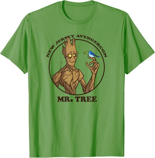 Marvel Ms. Marvel New Jersey Avengercon Groot Mr. Tree T-Shirt, Gift For Fans