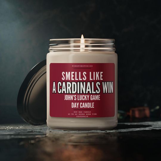 Discover Cardinals Arizonna Win Candle: Game Day Wax Candle